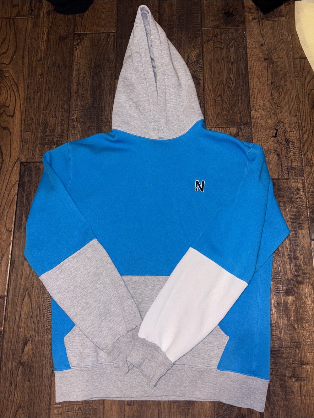 RARE - OG Nelk Boys Hoodie - Blue, White, Grey colour way.